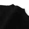 Suéter de cachemira para hombre con cuello semi-alto, top de punto básico de manga larga casual de negocios, nuevo top de otoño e invierno