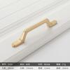 Manija Dorada Minimalista de Aleación de Aluminio para Gabinete, Manija para Armario, Nórdica Moderna Minimalista, Manija para Cajón, Zapatero, Puerta de Gabinete, Herrajes