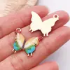 Mezcla de 20 Estilos de Hojas de Arce Amarillas con Goteo de Aceite Luna Panal Accesorios de Joyería Colgantes DIY Pulsera Collar Llavero Dijes