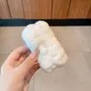 Linda diadema de felpa para lavarse la cara, diadema antideslizante de pinza de cangrejo, a prueba de humedad, diadema especial para lavarse la cara y deportes