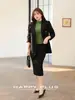 Chal Kelly Talla Grande Runqi con Elegante Cuello Alto y Diseño que Ceñe la Cintura, Top sin Mangas 9169, Chal sin Mangas de Estilo Francés