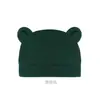 Gorro Fetal Delgado de Primavera y Otoño para Bebé Gorro Fetal para Recién Nacido Gorro de Oreja de una Sola Capa Gorro de Color Sólido para Bebé 0-6 Meses