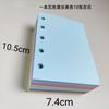 Sencillo Estilo Ins Viento M5 Transparente Estrella Brillo Páginas Interiores Pvc Doble Hebilla Cubierta de Planificador Almacenamiento Carpeta Carpeta de Hojas Sueltas
