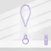 Lanyard de Color de Moda con Llavero de Peluche Trenzado Corto para Teléfono Hebilla Única Hebilla Sola Fabricante de Colgante de Llavero de Peluche En Stock Fuente