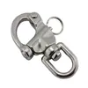 Grillete de Resorte Giratorio Tipo Anillo de Acero Inoxidable Richwits 316 Grillete Giratorio Grillete de Colgado Rápido Tirado a Mano