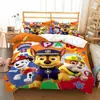 Venta Caliente Dibujos Animados Equipo de Aventura Ladrando Juego de Ropa de Cama con Estampado Digital de Dibujos Animados