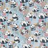 Tela Jacquard Teñida en Hilo de Algodón y Poliéster con Patrón de Panda Lindo Productos para Niños Productos para Mascotas Cojín de Sofá Tela Jacquard