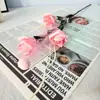 Ramo de Rosas Simuladas Espuma Bigotes de Dragón Decoración de Estudio Fotográfico Decoración del Hogar Diseño de Arreglo Floral Accesorios de Fotografía de Gama Alta