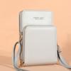 2021 nuevo al por mayor gran capacidad multifuncional color sólido moda simple bolso de hombro bandolera bolsa para teléfono móvil de mujer