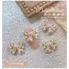 Aleación Joyería para Uñas Color Popular de Internet Lazo Joyería Pequeña Rosa Negro Mariposa Decoración para Uñas Accesorios
