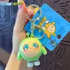 Llavero Original de Fiesta Eggman Puede Hacer Sonido Voz Colgante Dibujo Animado Muñeca Linda Accesorios para Mochila Escolar de Estudiante Regalo
