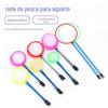 Fabricante Original Aquário Tanque de Peixes Pesca Aquário Pequena Rede de Pesca Rede de Pesca Redonda para Brincadeiras Infantis Saco de Rede de Pesca Multiespecificação