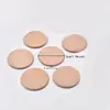 Materiales para Accesorios de Joyería DIY Chip de Madera de Haya Redondo de 50 mm Etiqueta Artesanía de Madera de Haya Natural Se Puede Imprimir Logo