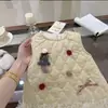 Falda de Malla Polar con Puntos para Niñas de Invierno Vestido Chaleco Elegante para Bebé de Navidad