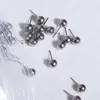 Brincos de Liga de Titânio F136 Transfronteiriços, Piercings de Lábio, Broches, Bolas Redondas, Piercings Retos Básicos para Hélice, Joias de Piercing da Moda