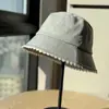 Chapéu de Pescador Estilo Coreano com Acabamento em Renda, Chapéu Bucket Casual para Proteção Solar, Chapéu de Sol de Alta Qualidade, Estilo College, Chapéu Bucket Afina o Rosto para Mulheres