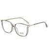 Nuevas gafas TR90 de montura grande irregular antiazul, estilo coreano, adelgazantes, lisas, decorativas y de moda.