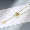 Colar Ins Estilo Frio Cintura Fina Feminino Cravejado de Diamantes Design de Nicho Corrente Curta Simples para Clavícula Colar Moderno
