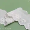Em Estoque Simples e Estiloso Renda de Algodão Descolorida Acabamento 6cm Punho de Roupa de Bebê Elástico de Cabelo Acabamento de Renda