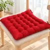 Cojín de Asiento Acolchado Grueso Simple para Oficina en Casa Silla de Sentarse Largo Cojín de Asiento Transpirable Correas Antideslizantes Cojín para Glúteos Tatami