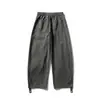Yidao Vintage 2026 Otoño Nueva Colección Pantalones de Trabajo Desestructurados Tipo Cimitarra para Hombre Retro Japonés Funcionales Holgados Casuales