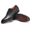 Sapatos de Couro Pontudos para Homens, Couro Genuíno, Sapatos Oxford Formais de Negócios com Escultura Britânica, Sapatos Masculinos Artesanais de Couro Integral de Vaca, Dropshipping