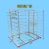 Móveis deslizantes pintura eletrostática multi-camadas armário blister painel de porta de guarda-roupa secagem cola rack secagem de tinta rack de material