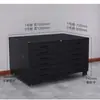 Gabinete de almacenamiento de papel de apertura total, 10 niveles, No. 0 y No. 1 gabinete de mapas base, gabinete para películas, gabinete para planos, gabinete de cajones, gabinete de almacenamiento para planos de ingeniería