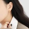 Estilo Coreano Ins Acessível Luxo Nicho Kajia Brincos de Diamante Amor Mulheres Moda Elegante Brincos Banhados a Ouro