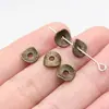 7.5X7.5X2.5Mm 0.33g Multicor Acessórios DIY Material para Pingente Contas Espaçadoras em Disco Contas com Furo Pequeno