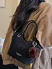 Bolso de mano estilo coreano para mujer, nuevo modelo principios de otoño 2026, bolso de cubo con estampado de leopardo de alta costura, nicho, para hombro