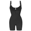 Modelador de Bumbum Europeu e Americano Plus Size Roupas Modeladoras Corporais Zíper Aperto da Barriga Levantamento do Quadril Beleza Corporal Corpo Firme Modelador Corporal