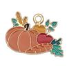 Mezcla 50 Colgante de Gota de Aceite DIY Acción de Gracias Calabaza Ardilla Postre Pavo Llavero Aleación Accesorios Accesorios