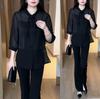 Camisa fina y transpirable de verano para mujer, estilo chino, elegante, con hebilla y costuras de moda, aspecto entallado, antiedad, combinable.