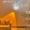 Lámpara de Ambiente Popular de Ondas de Agua, Lámpara de Pie de Dormitorio de Gama Alta, Lámpara de Mesa Dual de Atardecer, Luz Nocturna, Lámpara Giratoria para Sala de Estar
