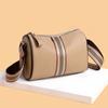 Bolso de Mujer de Cuero Genuino Transfronterizo 2022 Nueva Moda Simple Gran Capacidad Hombro Bandolera Bolso Almohada de Cuero Vacuno de Capa Superior