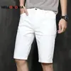 Pantalones Cortos de Mezclilla para Hombre de Amazon Transfronterizos Verano Casual Pierna Recta Longitud Media Elásticos Modernos Versátiles Holgados de Cinco Puntos