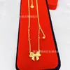 Nueva Cadena de Clavícula Mariposa Láser de Suministro en Vivo Estilo de Lujo Accesible para Collar CNC Joyería de Diseño de Nicho para Mujer Venta al por Mayor