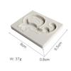 Molde de silicone digital com padrão de nuvem auspiciosa retrô Copyright, argila macia para açúcar, cola, gesso, enfeites para carro
