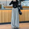 Estilo Coreano Dongdaemun Otoño e Invierno 2025 Similar al Terciopelo Inspirado en Chanel Diseño Perezoso Suelto Estilo Ins Cintura Alta Adelgazante