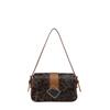 Bolso de leopardo de moda para mujer, bolso de hombro estilo occidental de alta gama, bolso de hombro tipo bandolera con diseño de nicho, 2024