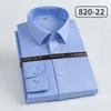 Camisa Social Masculina de Manga Longa 100% Algodão Dp Pronta para Usar Resistente a Amassados com Listras de Algodão