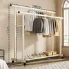 Perchero simple, perchas extra gruesas, de pie, para uso doméstico, adecuado para dormitorios y balcones