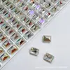 K9 Productos de alta calidad 6x8mm Diamante de caramelo de roca diamante rectangular de ángulo recto diamante de fondo puntiagudo color transparente diamante Taladro de uñas de galvanoplastia de color rojo neto accesorios para taladro de uñas