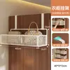 Cesta colgante para la cama, instalación sin taladro, estante de almacenamiento multifuncional para dormitorios universitarios, organizador de mesita de noche