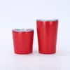 Caneca de Bolso Mini de Aço Inoxidável Personalizada pelo Fabricante, Caneca de Café para Escritório Interno em Cor Sólida, Copo de Água Isolado Portátil para Carro