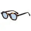 Nuevas Gafas de Sol Polygonales Retro de Moda con Protección Solar para Hombres y Mujeres Gafas de Sol de Personalidad Transfronterizas Europeas y Americanas Gafas de Sol Casuales