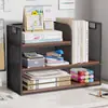 Suporte para Armazenamento de Arquivos, Cesto Organizador Multifuncional para Mesa, Caixa Organizadora de Mesa, Suporte para Livros, Estante de Escritório, Armazenamento de Dados