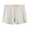 Huajielong Ropa Interior de Hombre Talla Grande Algodón Cintura Media Transpirable Color Sólido Textura Suave Boxer Briefs Venta al por Mayor