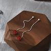 Alambre de Tremella S999 Moda Femenina Más Fácil de Combinar Modelo de Tornillo C00840